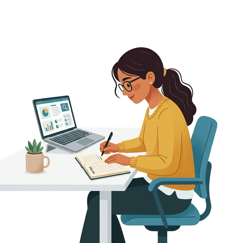 Students learning